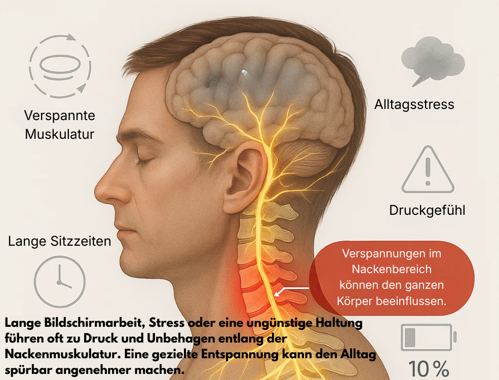 NackenRelax Wärmefunktion Massagegerät